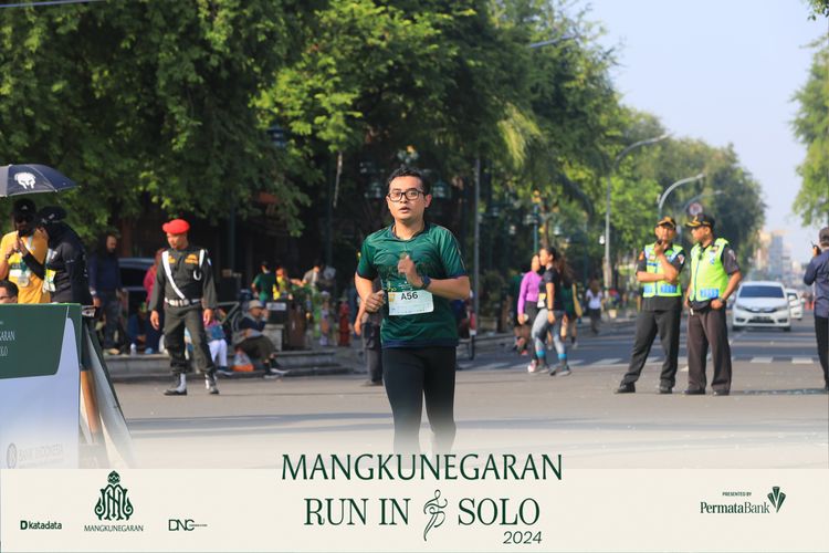 Race photo from Mangkunegaran Run 2024