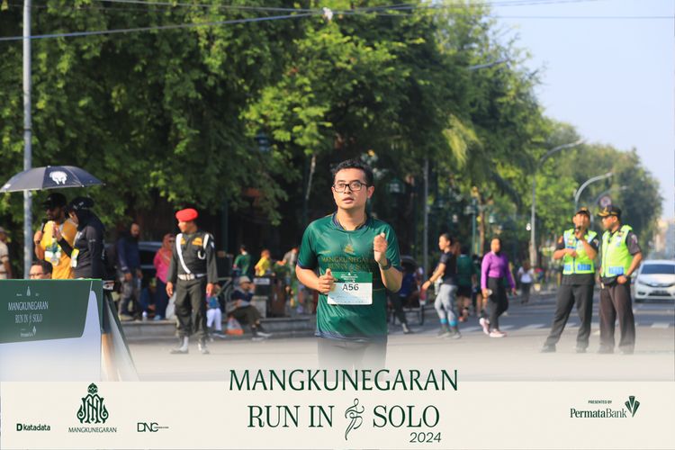Race photo from Mangkunegaran Run 2024