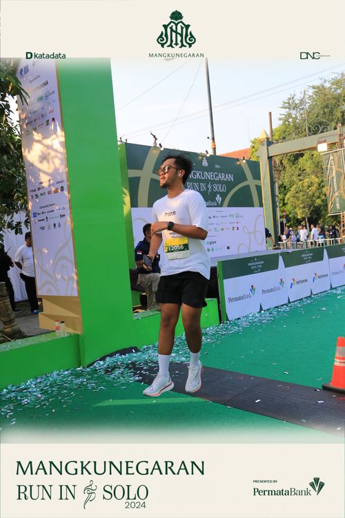 Race photo from Mangkunegaran Run 2024