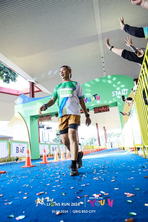 Race photo from BAF LIONS RUN 2024