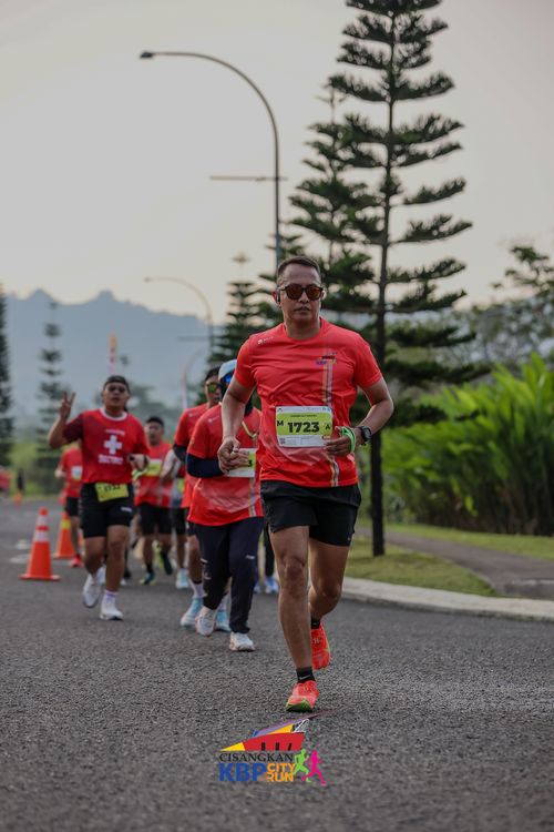 Race photo from CISANGKAN KBP CITY RUN 2025