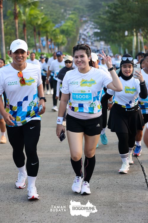 Race photo from Taman Budaya x BOGORUN 2025