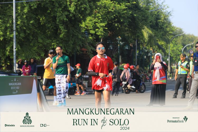 Race photo from Mangkunegaran Run 2024