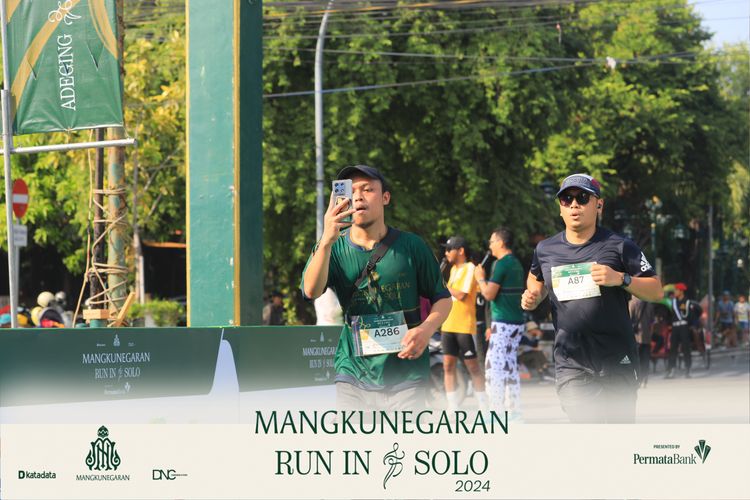 Race photo from Mangkunegaran Run 2024