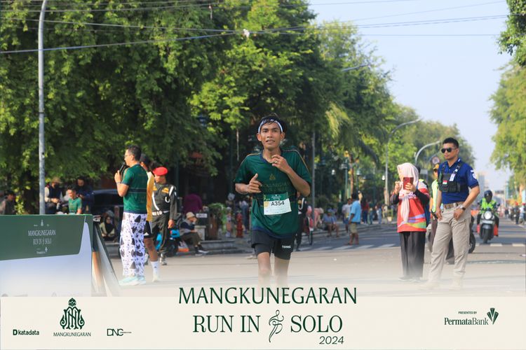 Race photo from Mangkunegaran Run 2024