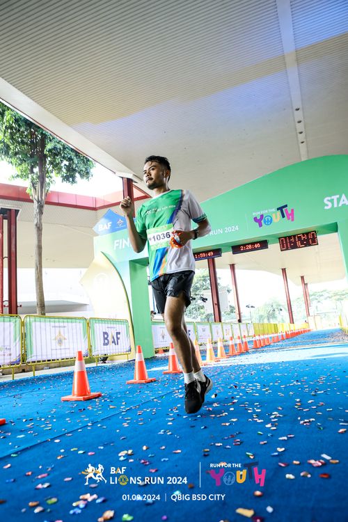 Race photo from BAF LIONS RUN 2024