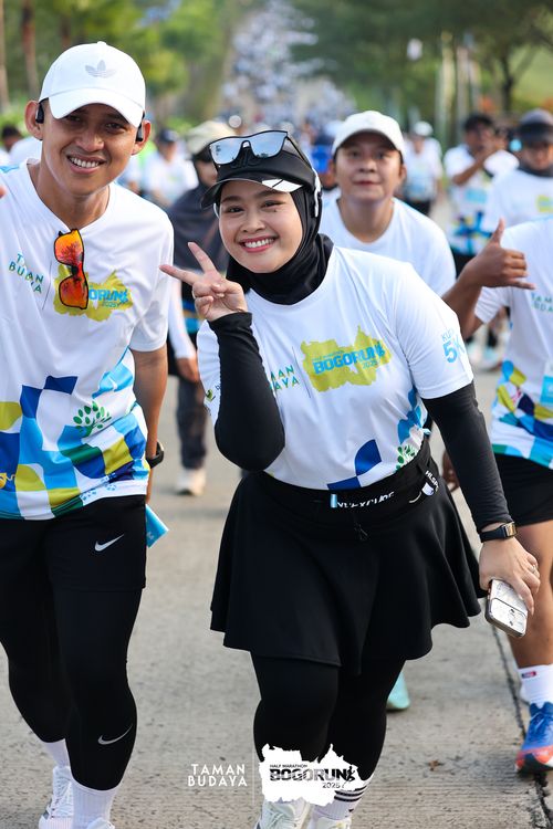 Race photo from Taman Budaya x BOGORUN 2025