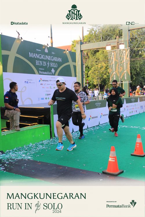 Race photo from Mangkunegaran Run 2024