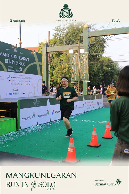 Race photo from Mangkunegaran Run 2024