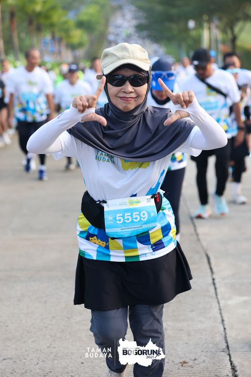 Race photo from Taman Budaya x BOGORUN 2025