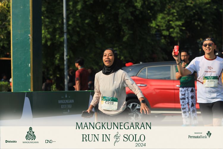 Race photo from Mangkunegaran Run 2024