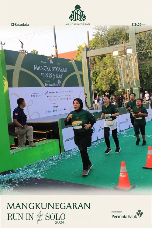 Race photo from Mangkunegaran Run 2024