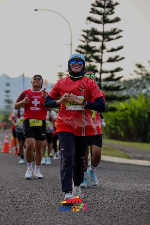 Race photo from CISANGKAN KBP CITY RUN 2025