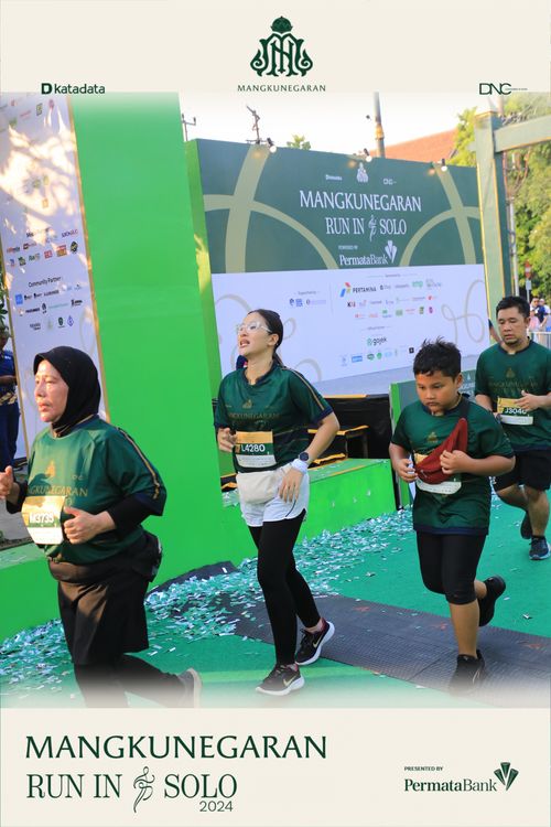 Race photo from Mangkunegaran Run 2024