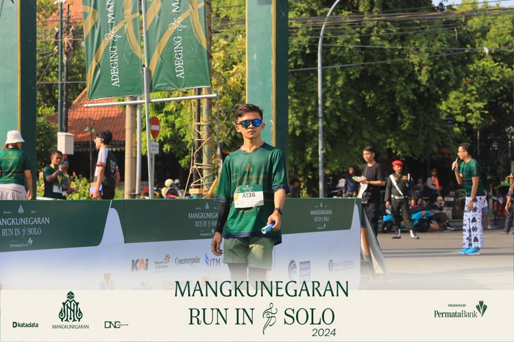 Race photo from Mangkunegaran Run 2024