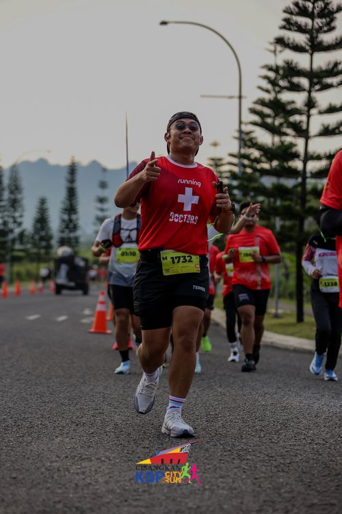 Race photo from CISANGKAN KBP CITY RUN 2025