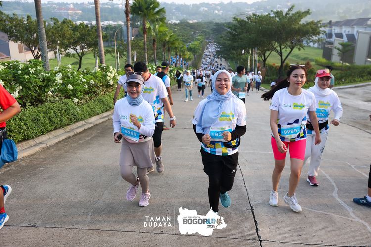 Race photo from Taman Budaya x BOGORUN 2025