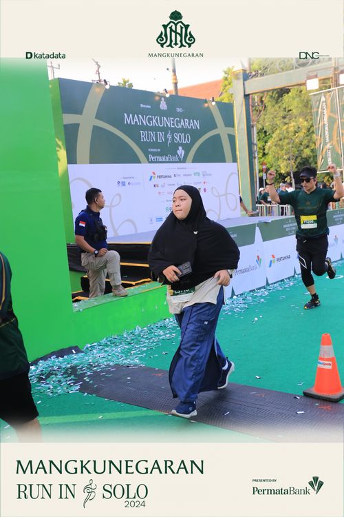 Race photo from Mangkunegaran Run 2024