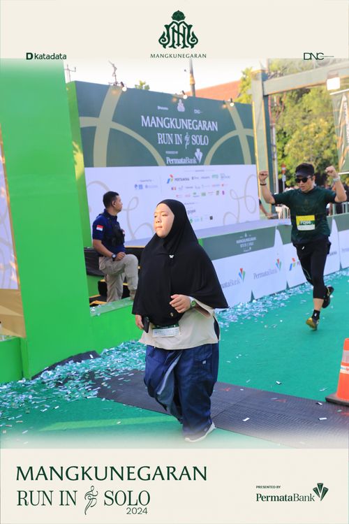 Race photo from Mangkunegaran Run 2024