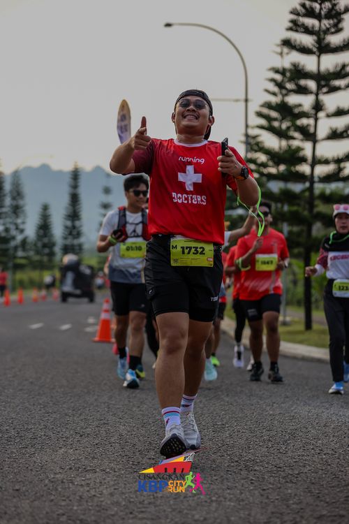 Race photo from CISANGKAN KBP CITY RUN 2025