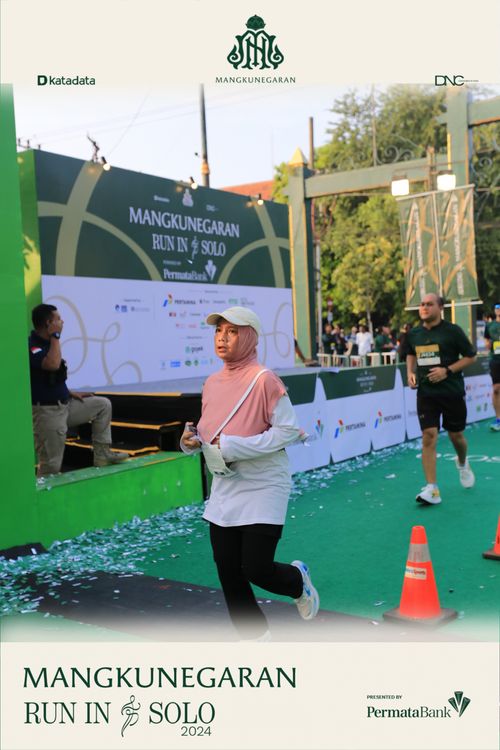 Race photo from Mangkunegaran Run 2024