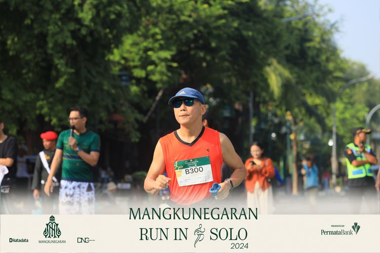 Race photo from Mangkunegaran Run 2024