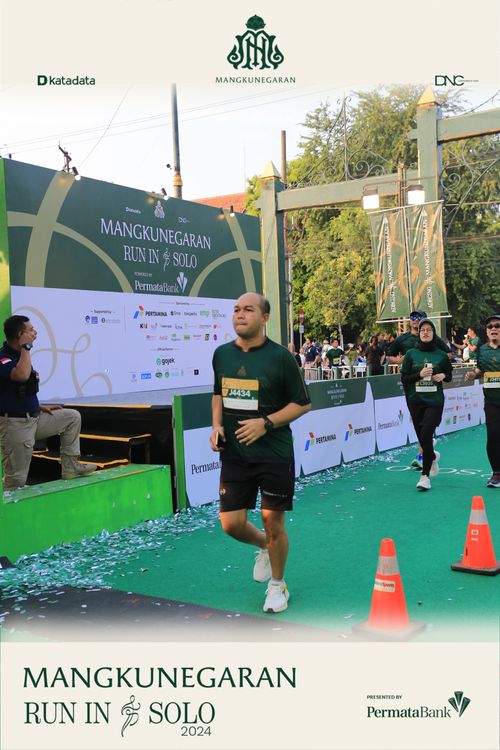 Race photo from Mangkunegaran Run 2024