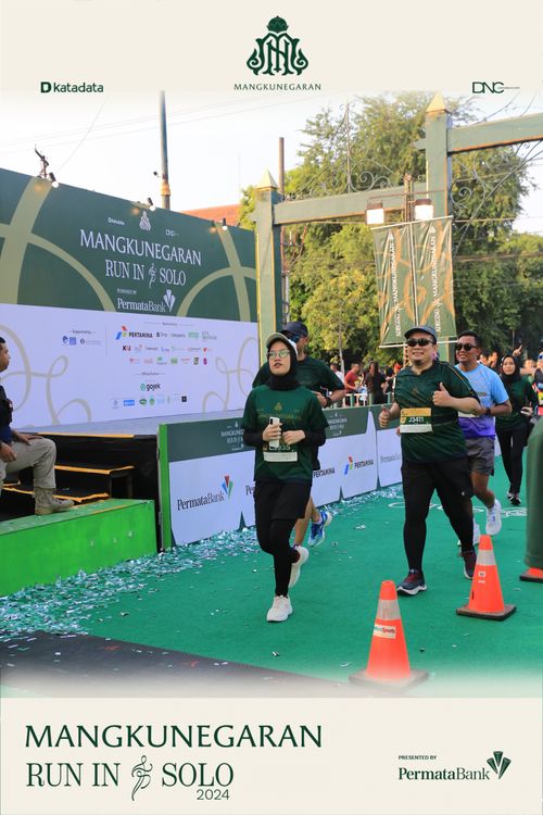 Race photo from Mangkunegaran Run 2024