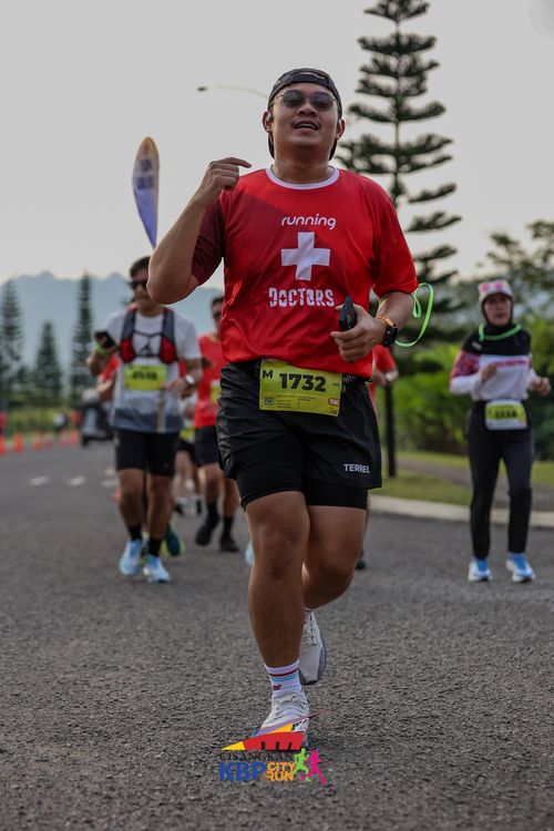 Race photo from CISANGKAN KBP CITY RUN 2025