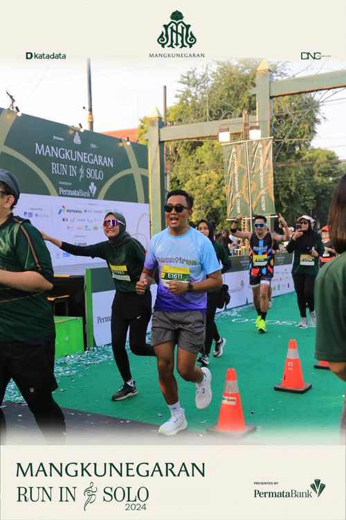 Race photo from Mangkunegaran Run 2024