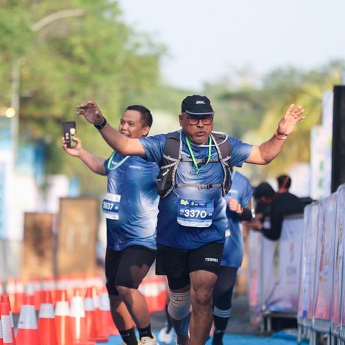 Race photo from BOGORUN 2026