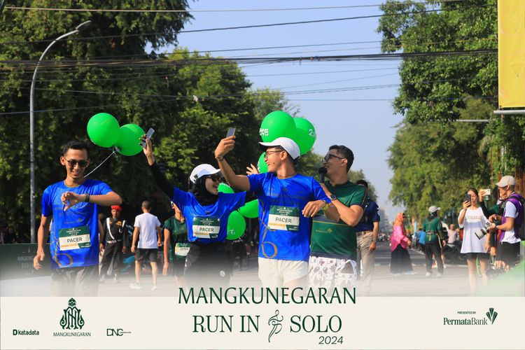 Race photo from Mangkunegaran Run 2024