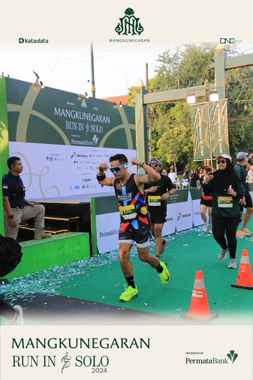 Race photo from Mangkunegaran Run 2024