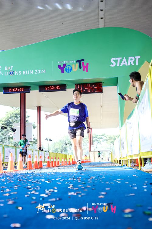 Race photo from BAF LIONS RUN 2024