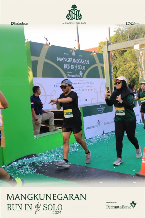 Race photo from Mangkunegaran Run 2024