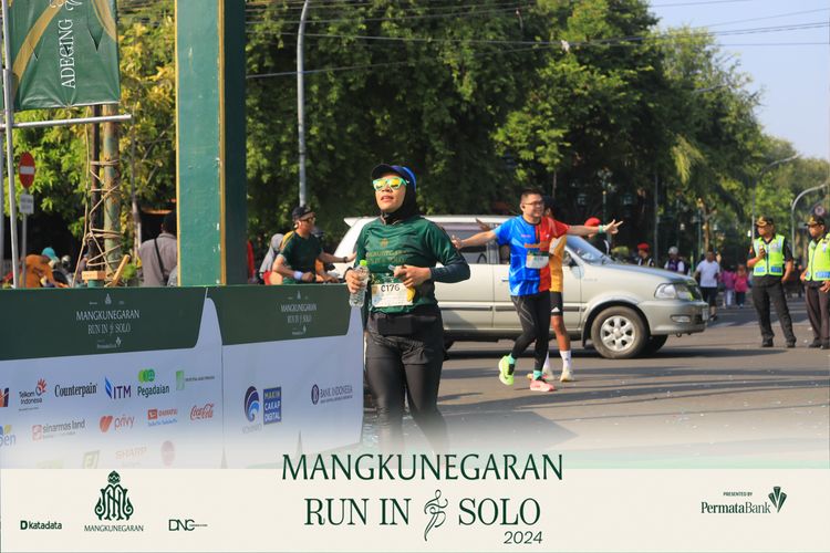 Race photo from Mangkunegaran Run 2024