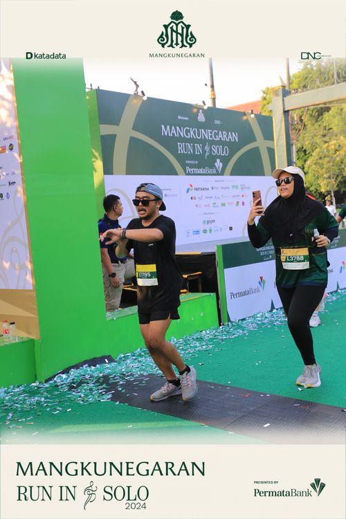 Race photo from Mangkunegaran Run 2024