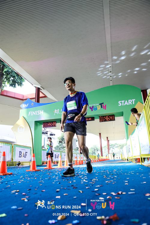 Race photo from BAF LIONS RUN 2024