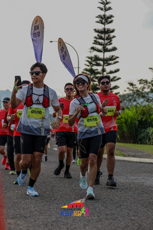 Race photo from CISANGKAN KBP CITY RUN 2025