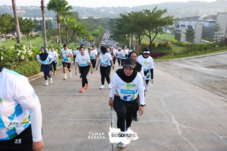Race photo from Taman Budaya x BOGORUN 2025