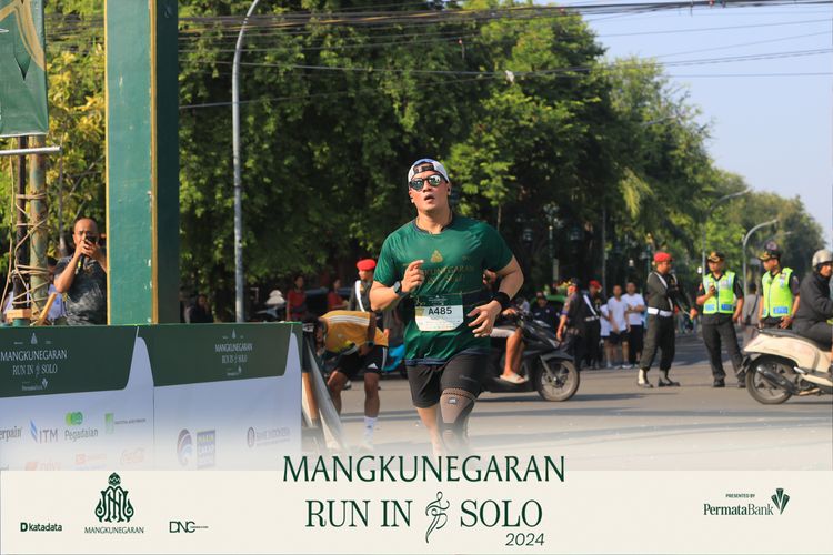 Race photo from Mangkunegaran Run 2024