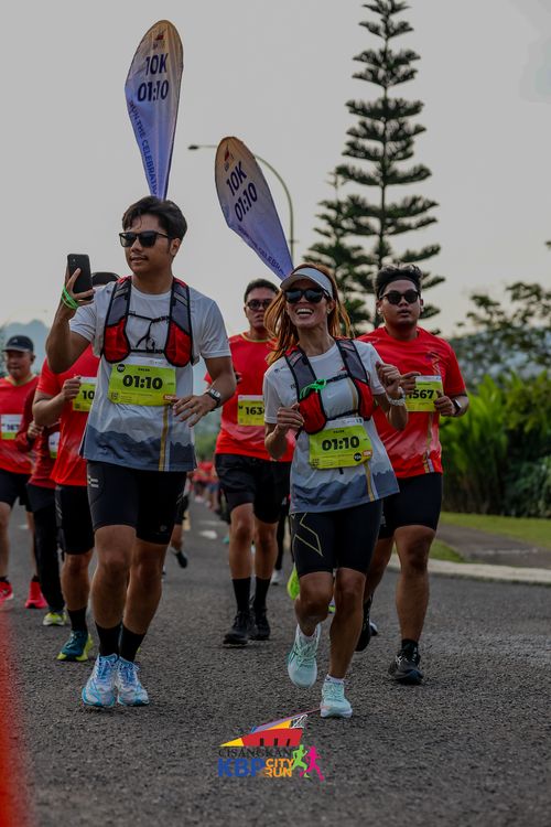 Race photo from CISANGKAN KBP CITY RUN 2025