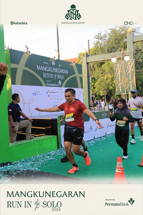 Race photo from Mangkunegaran Run 2024