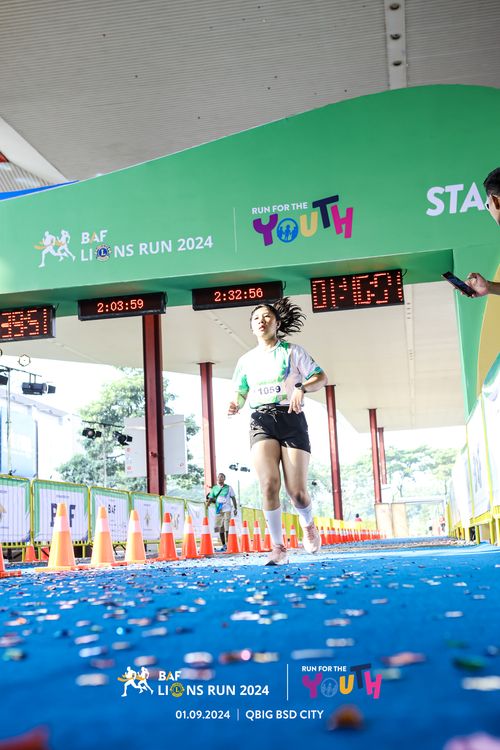 Race photo from BAF LIONS RUN 2024