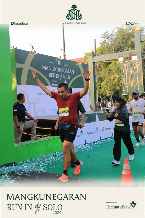 Race photo from Mangkunegaran Run 2024