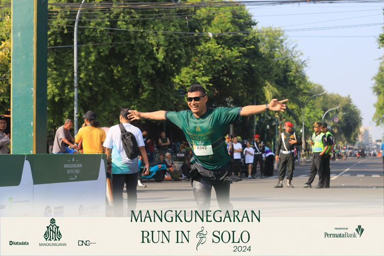 Race photo from Mangkunegaran Run 2024