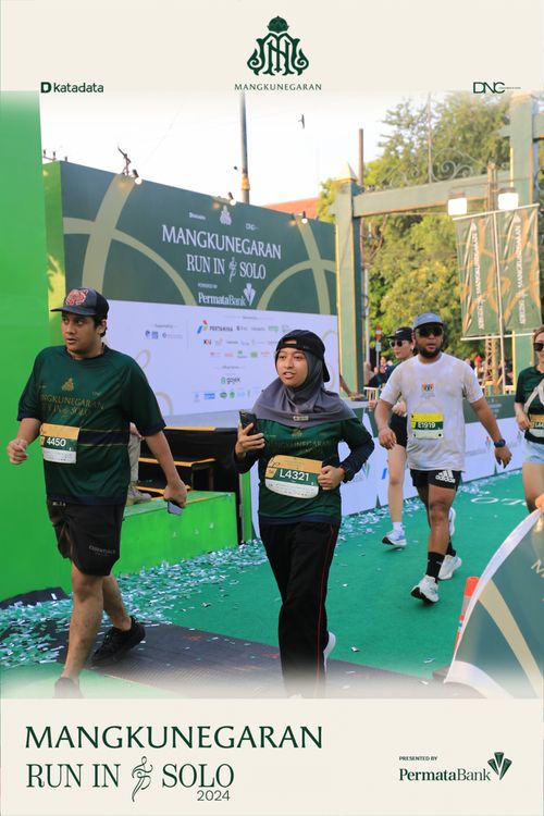 Race photo from Mangkunegaran Run 2024