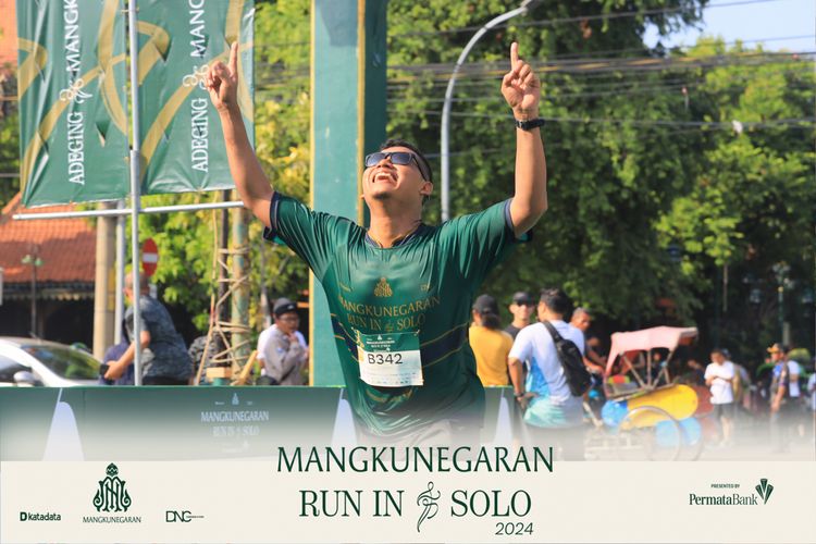 Race photo from Mangkunegaran Run 2024
