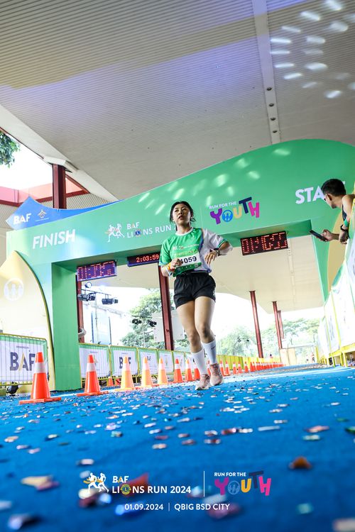 Race photo from BAF LIONS RUN 2024