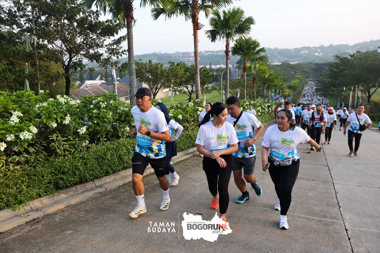 Race photo from Taman Budaya x BOGORUN 2025
